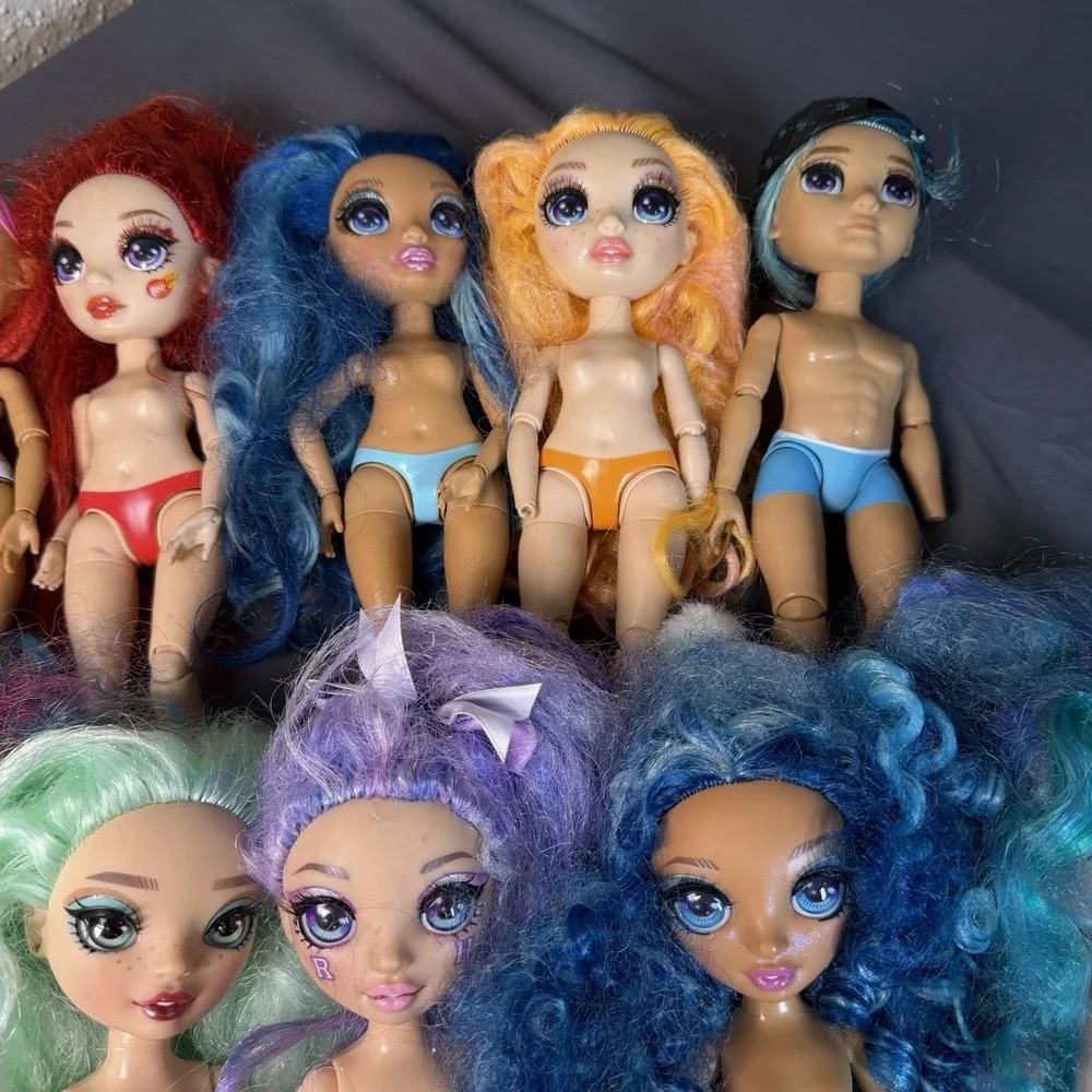 Rainbow High Dolls Lot Of 10 Avery‎ Styles Ruby Anderson Skyler Bradshaw River